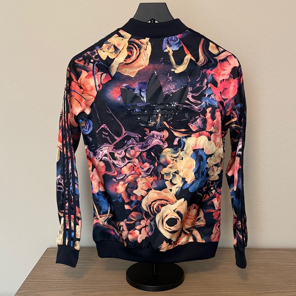 adidas Multicolor Floral Bomber Jacket - Picture 4 of 5